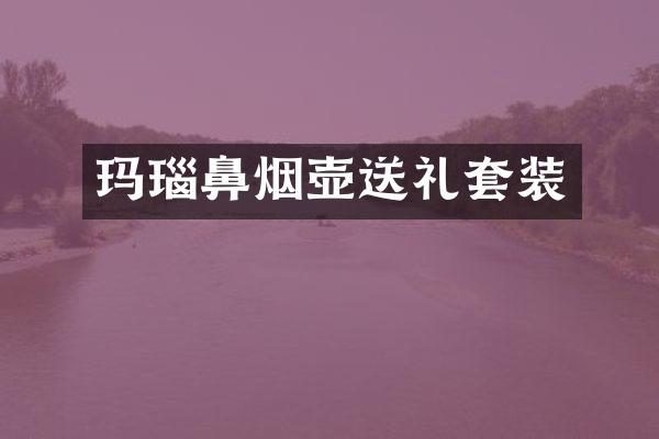 玛瑙鼻烟壶送礼套装
