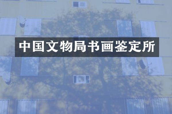 中国文物局书画鉴定所