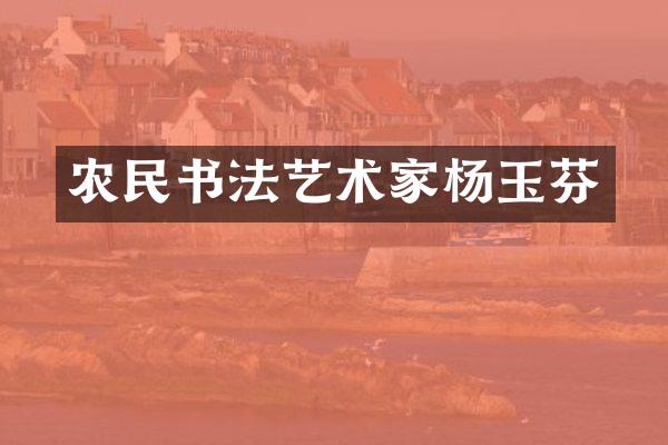 农民书法艺术家杨玉芬