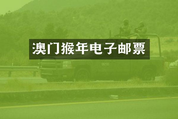 澳门猴年电子邮票