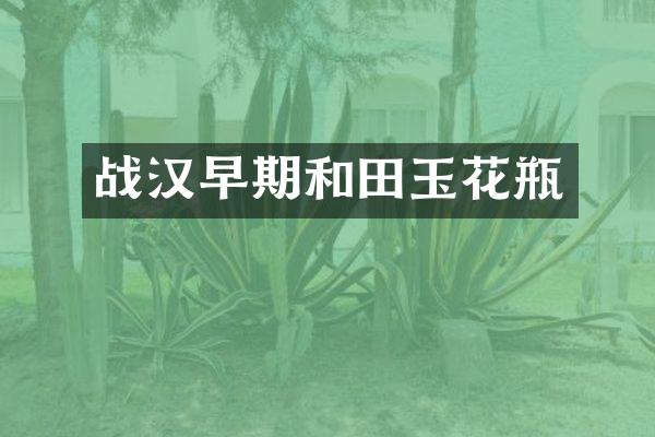 战汉早期和田玉花瓶