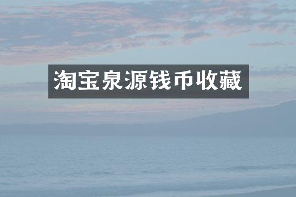 淘宝泉源钱币收藏