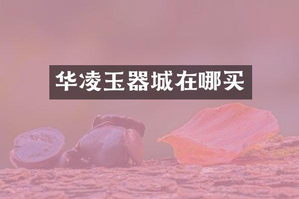 华凌玉器城在哪买