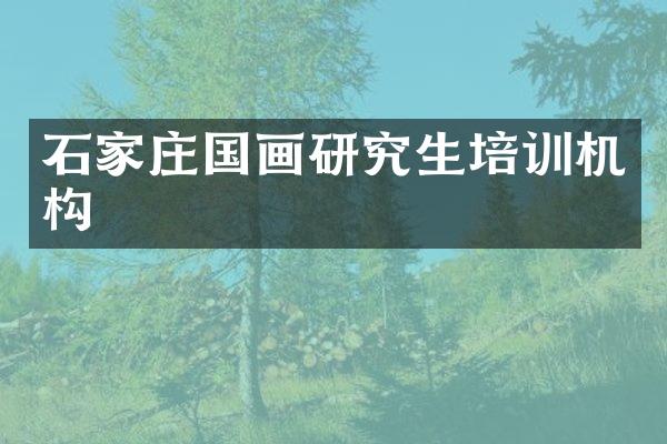石家庄国画研究生培训机构