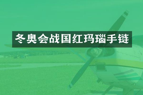 冬奥会战国红玛瑙手链