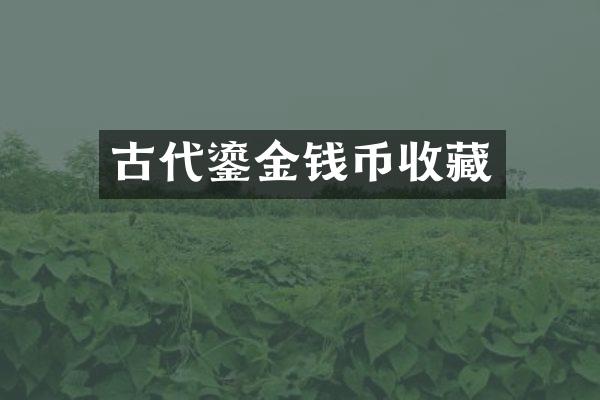 古代鎏金钱币收藏