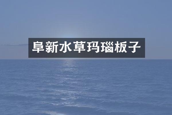 阜新水草玛瑙板子