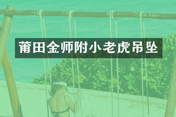 莆田金师附小老虎吊坠