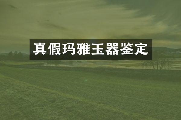 真假玛雅玉器鉴定