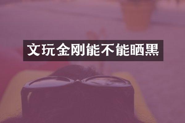 文玩金刚能不能晒黑