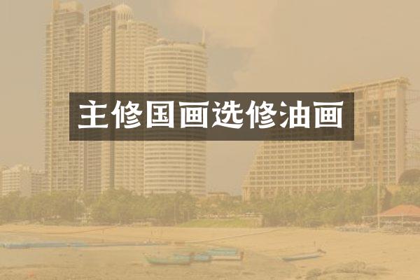 主修国画选修油画