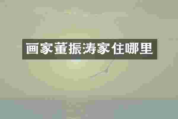 画家董振涛家住哪里