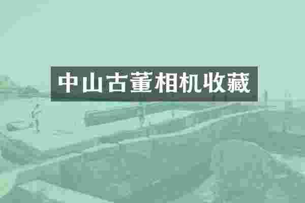 中山古董相机收藏