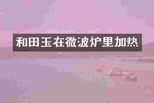 和田玉在微波炉里加热