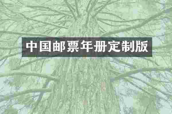 中国邮票年册定制版