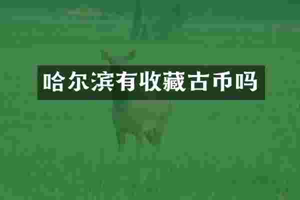 哈尔滨有收藏古币吗