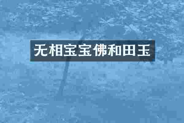 无相宝宝佛和田玉