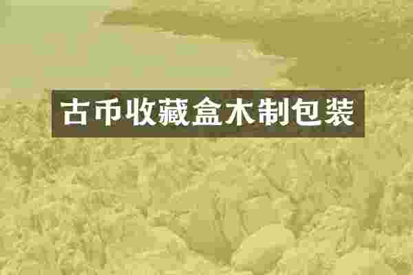 古币收藏盒木制包装