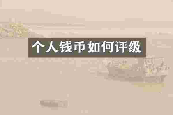 个人钱币如何评级