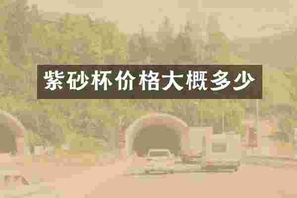 紫砂杯价格大概多少