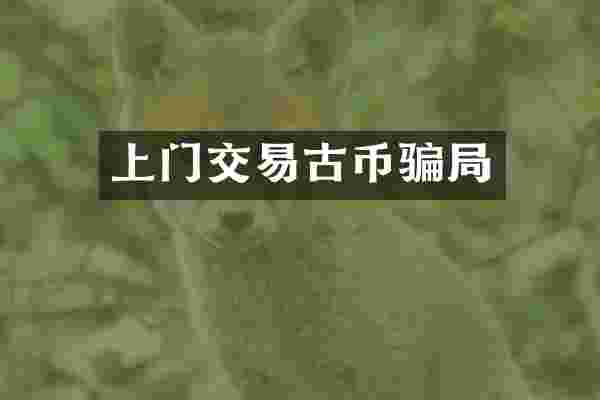 上门交易古币骗局