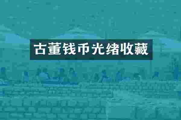 古董钱币光绪收藏