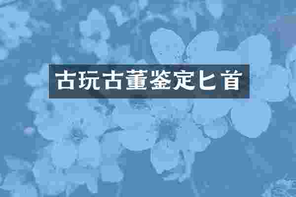 古玩古董鉴定匕首
