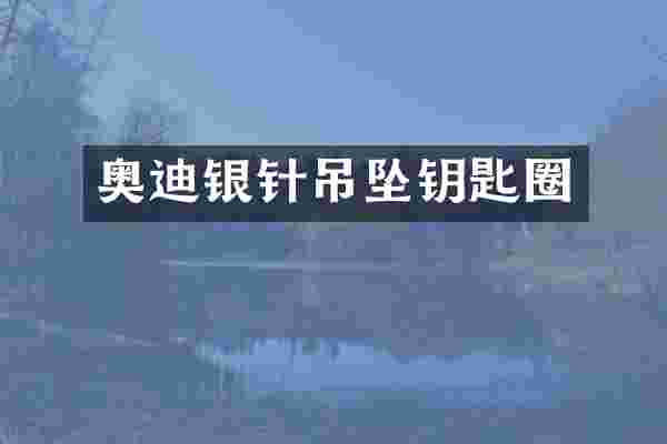 奥迪银针吊坠钥匙圈