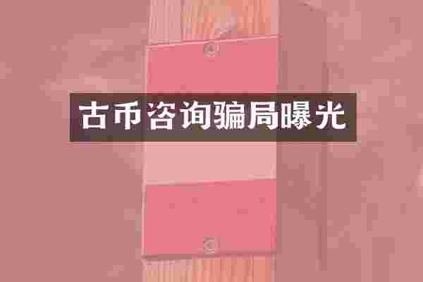 古币咨询骗局曝光