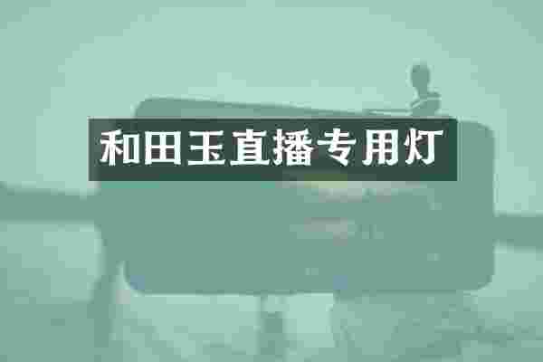 和田玉直播专用灯