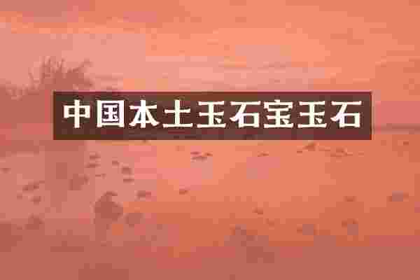 中国本土玉石宝玉石