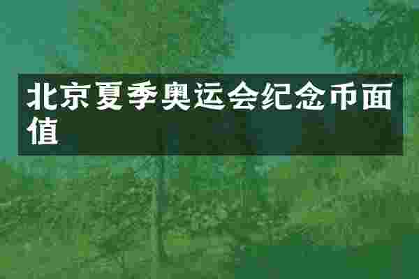 季奥运会纪念币面值