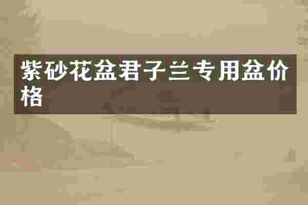 紫砂花盆君子兰专用盆价格