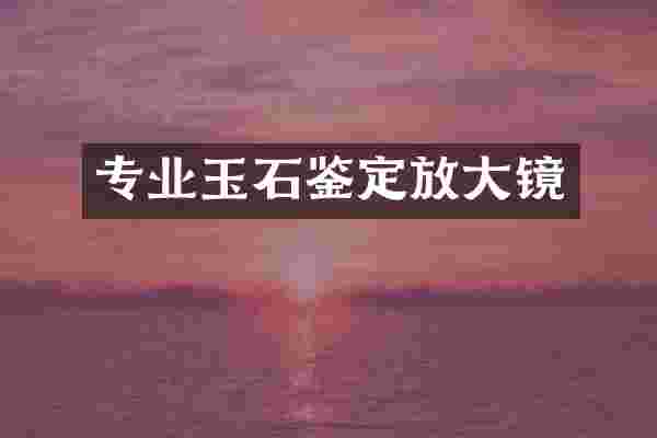 专业玉石鉴定放大镜