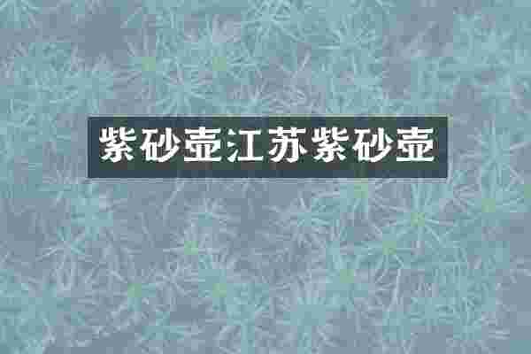 紫砂壶江苏紫砂壶
