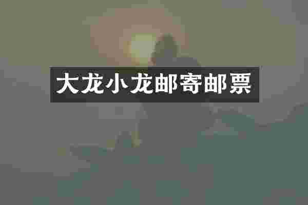 大龙小龙邮寄邮票