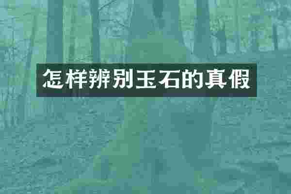 怎样辨别玉石的真假