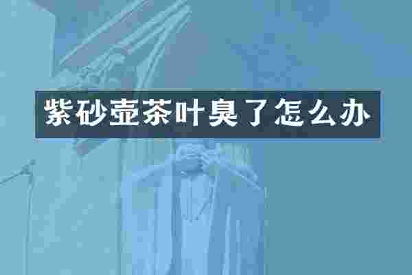 紫砂壶茶叶臭了怎么办