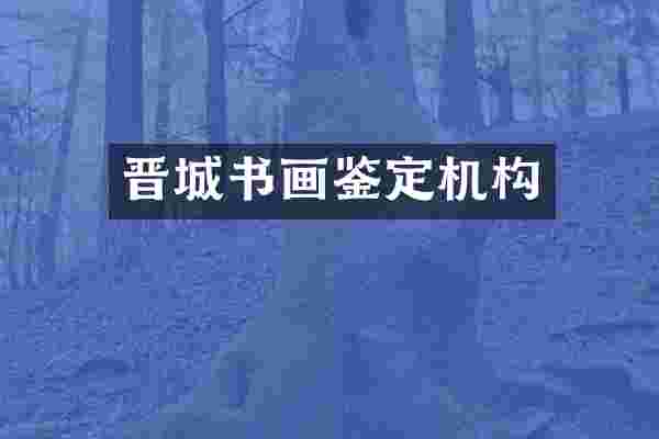 晋城书画鉴定机构