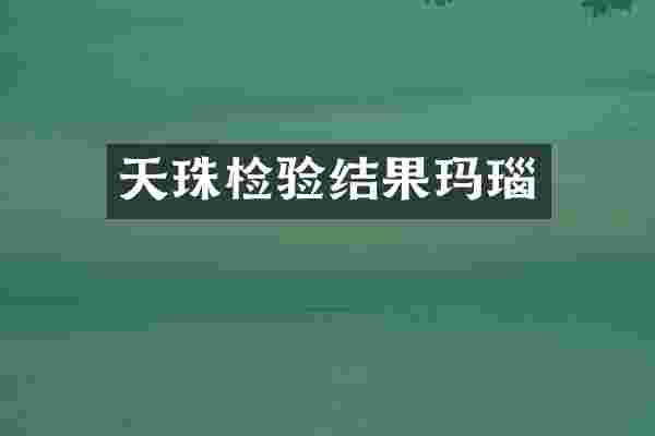 天珠检验结果玛瑙