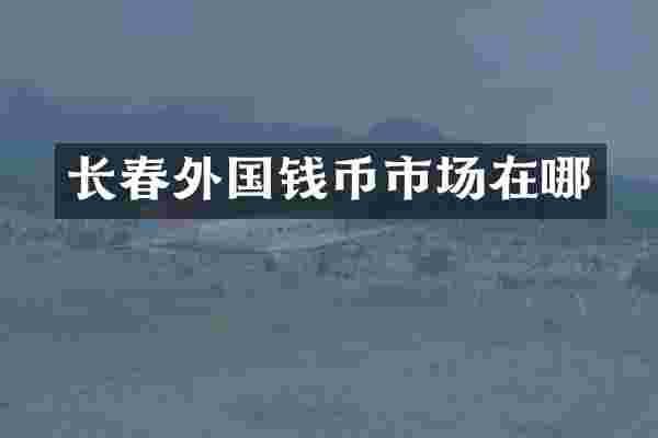 长春外国钱币市场在哪