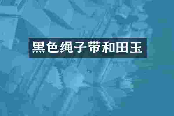 黑色绳子带和田玉