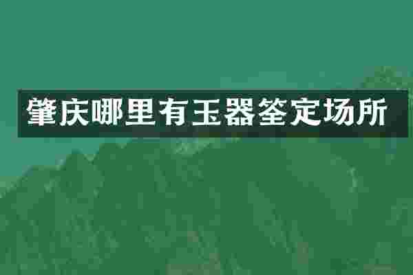 肇庆哪里有玉器筌定场所