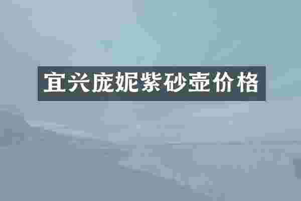 宜兴庞妮紫砂壶价格
