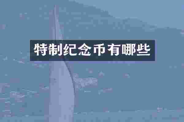 特制纪念币有哪些