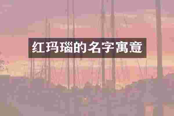 红玛瑙的名字寓意