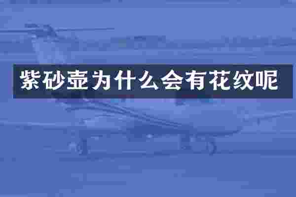 紫砂壶为什么会有花纹呢