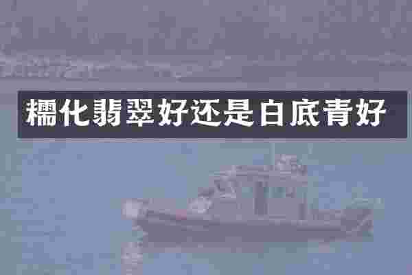 糯化翡翠好还是白底青好