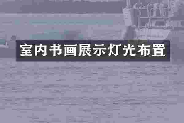 室内书画展示灯光布置