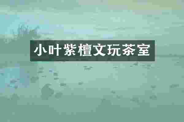 小叶紫檀文玩茶室